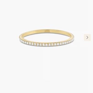 Gorjana diamond bar eternity ring
